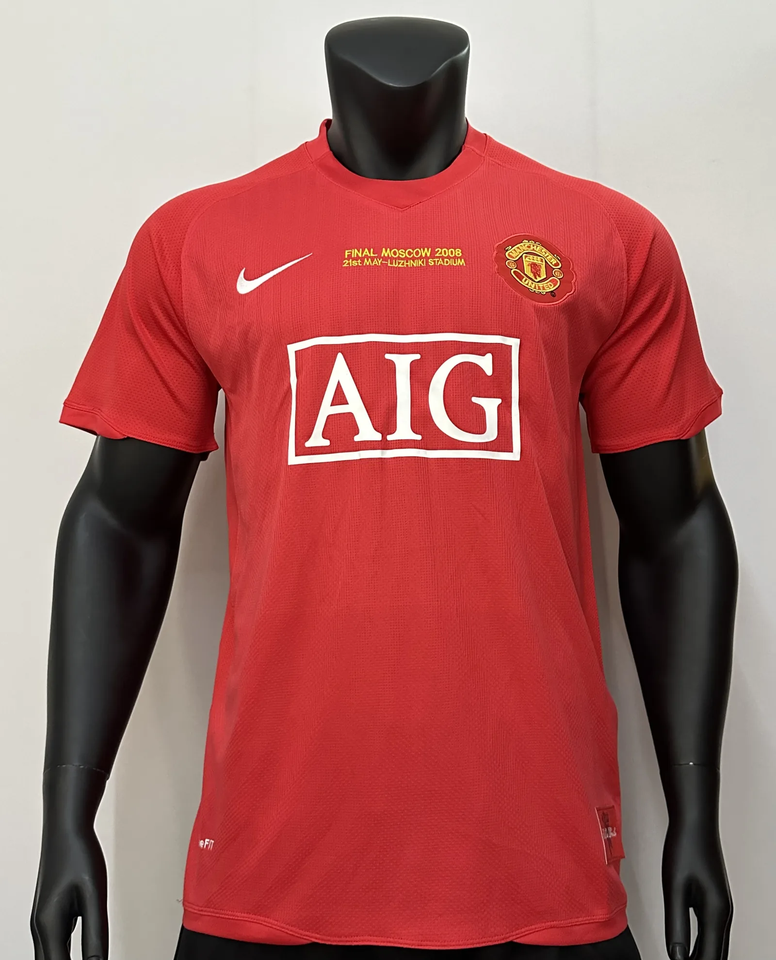 Manchester United 2007/08 Home Shirt Champions League Final — 2