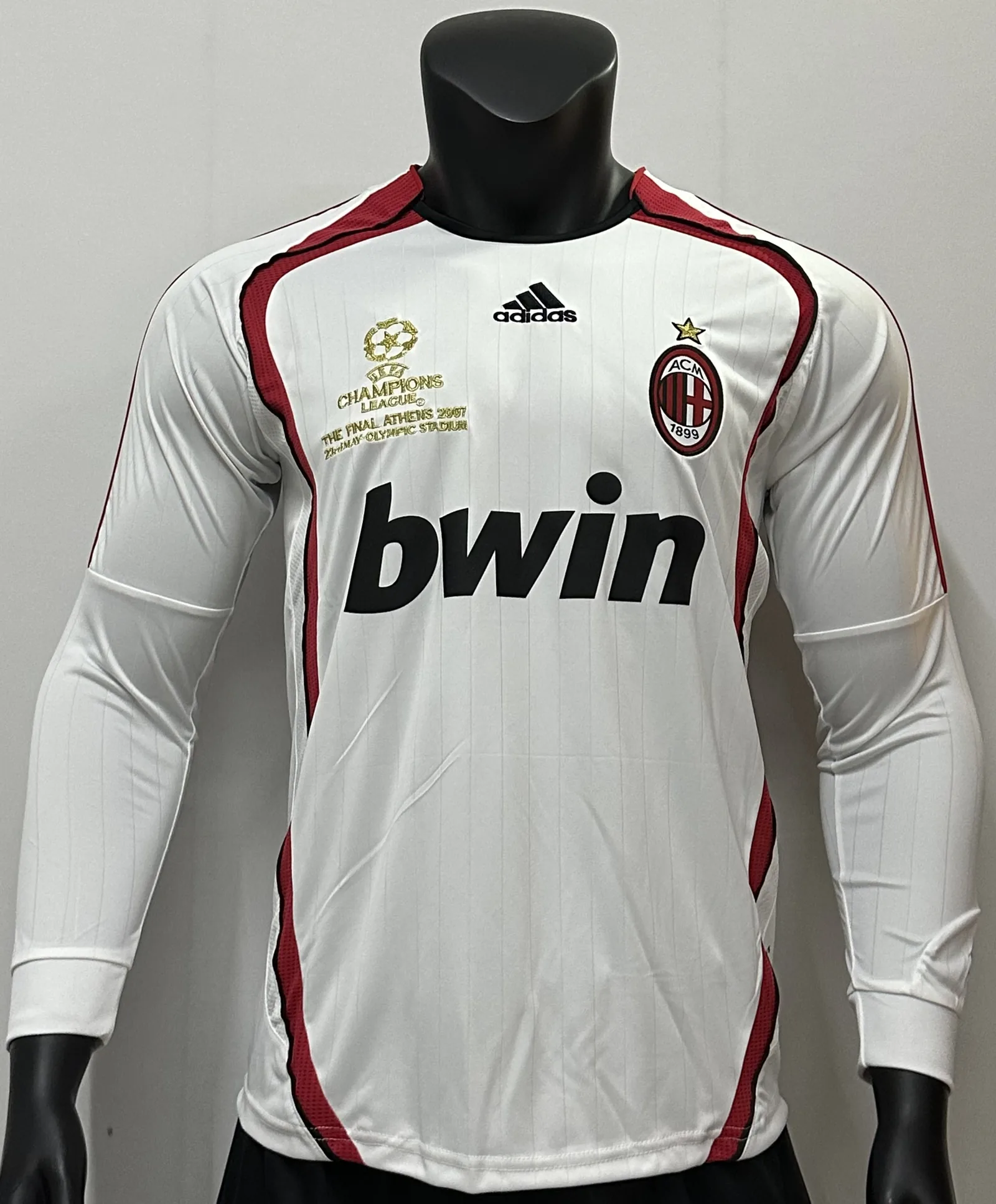 06/07 Long-sleeved white AC away game