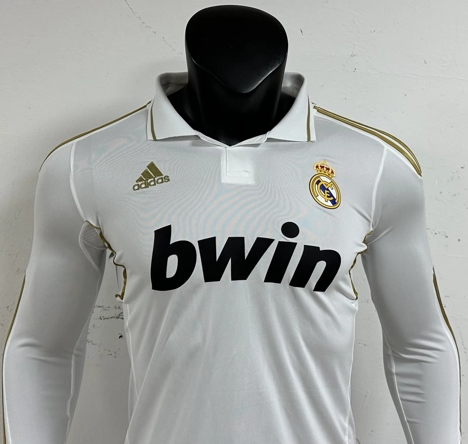Real Madrid Camiseta 11/12 Primera Equipación Blanca Manga Larga — 2