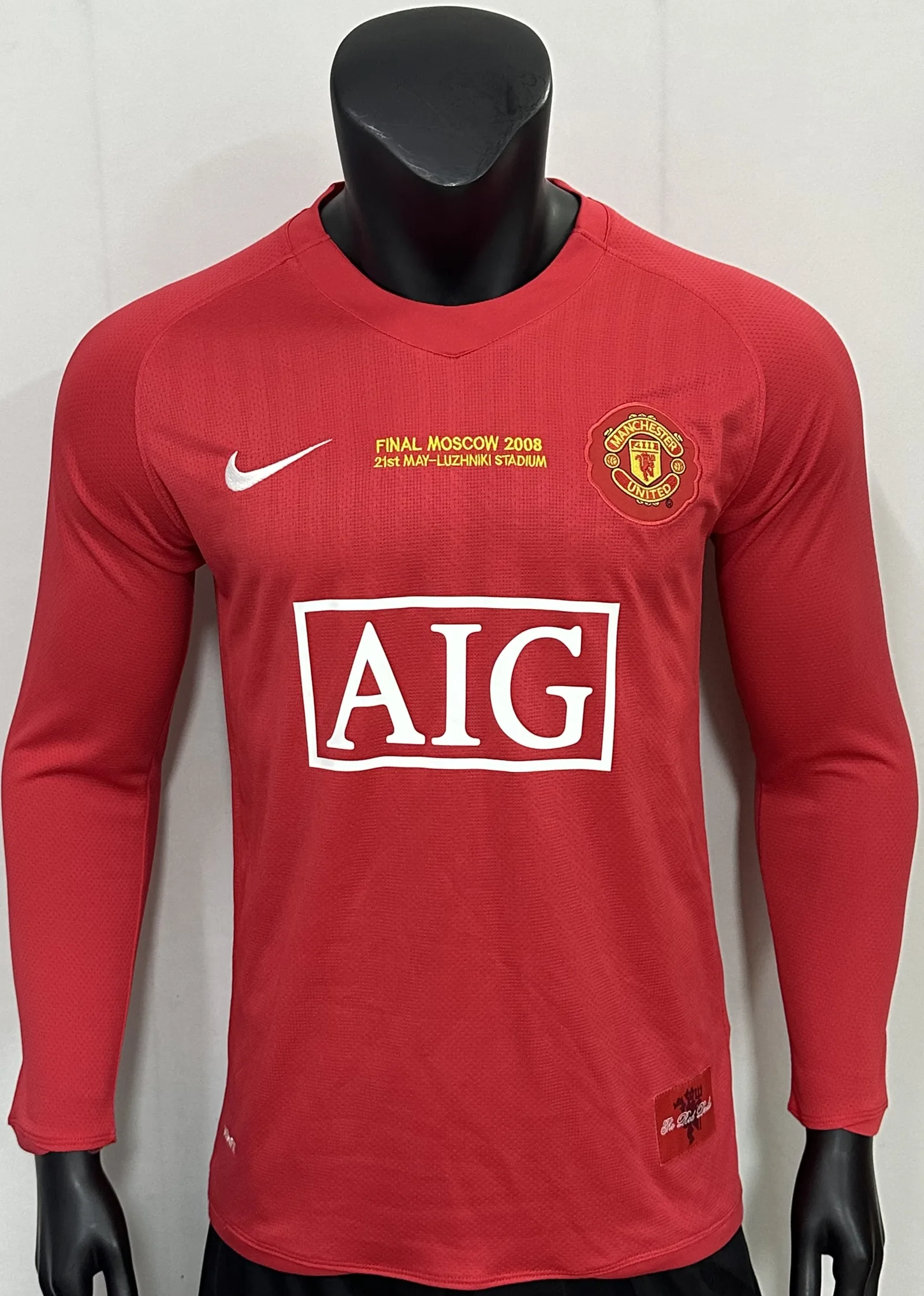 07-08 Champions League Manchester United home long sleeves