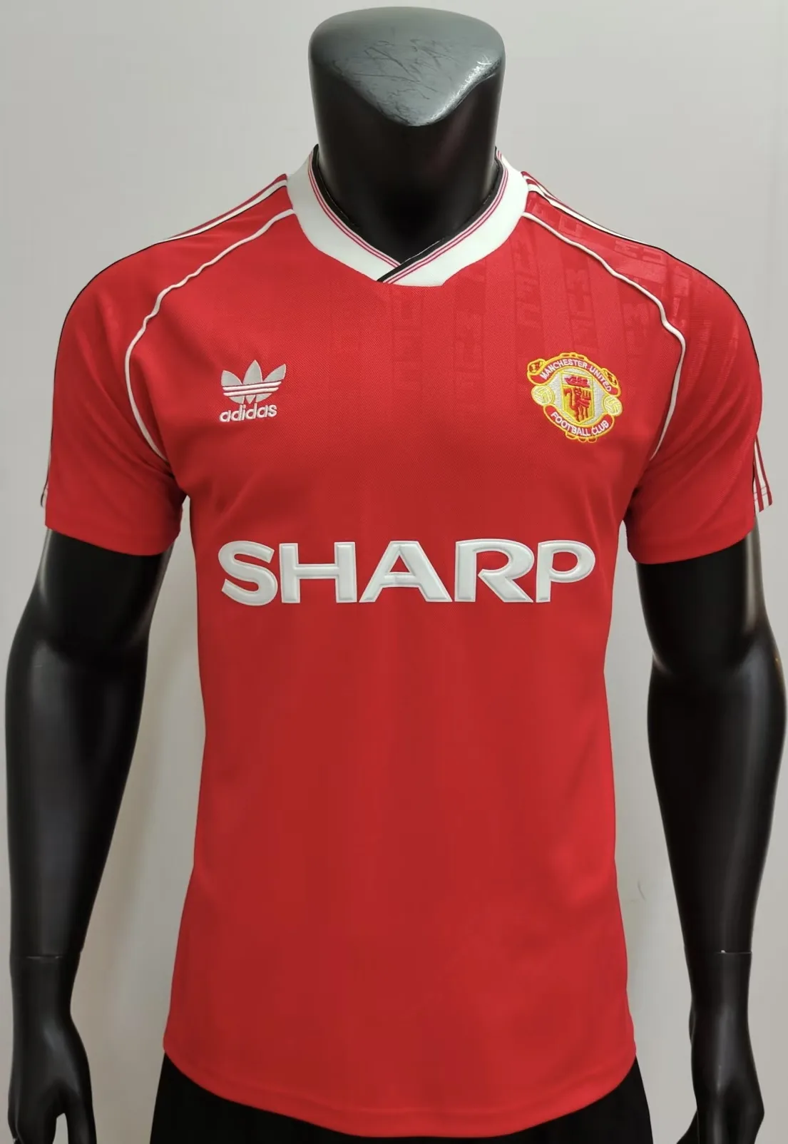 Manchester United Maillot 88/90 Domicile Rouge