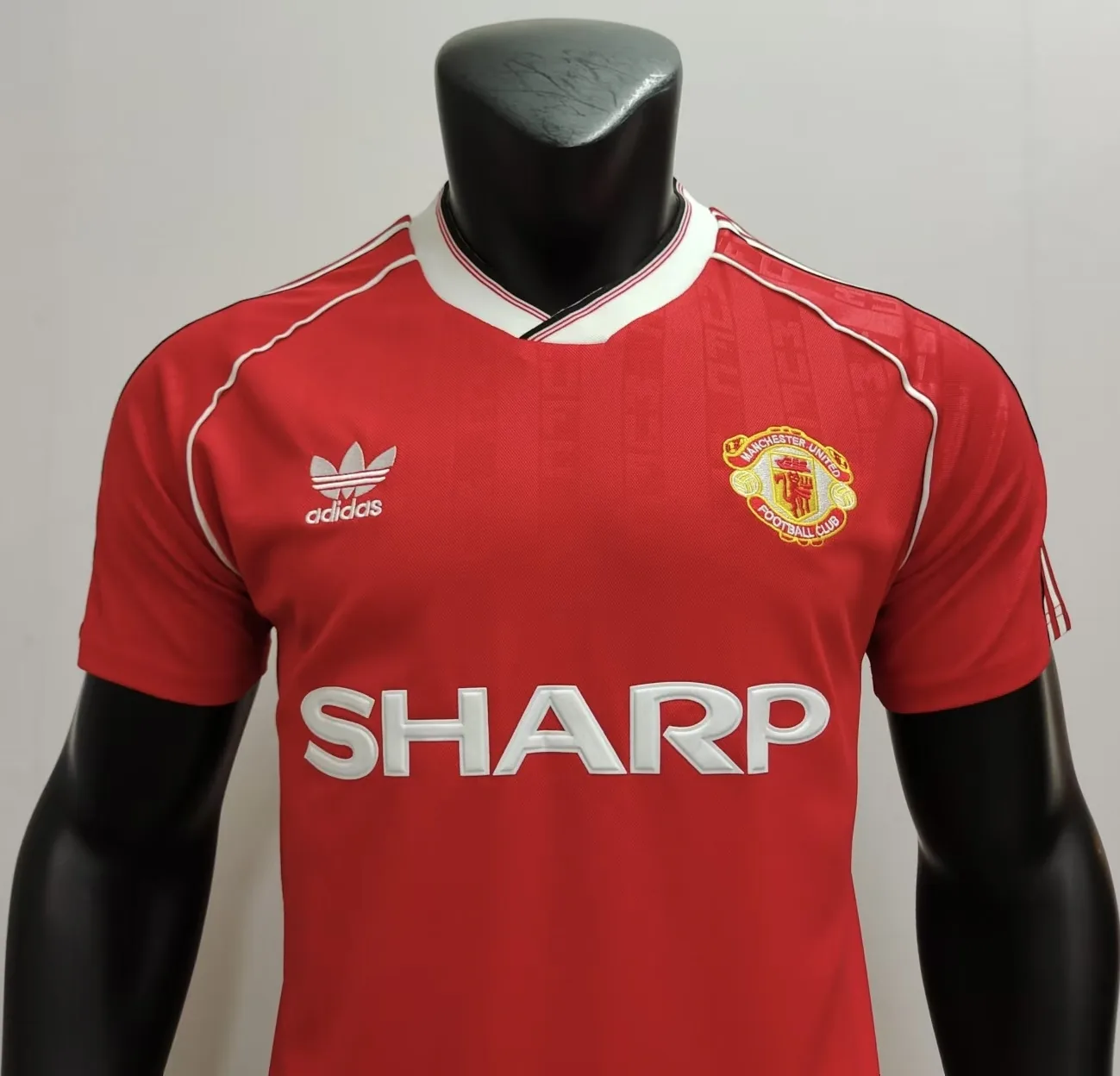 Manchester United Maillot 88/90 Domicile Rouge — 2