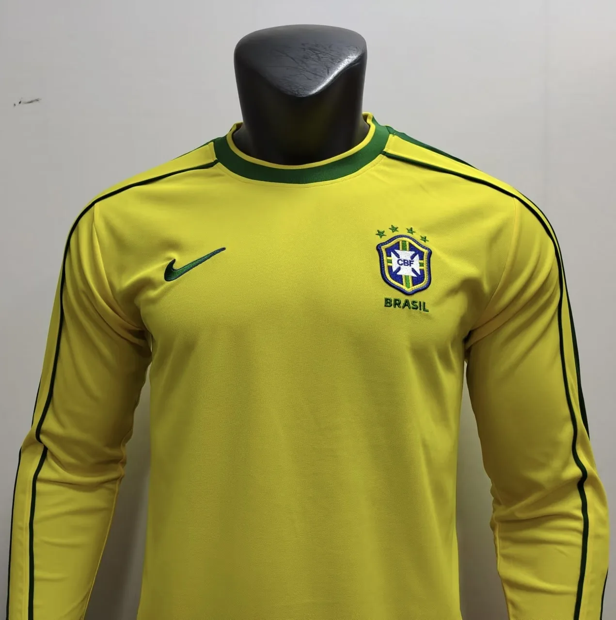 1998 long sleeve Brazil home — 2