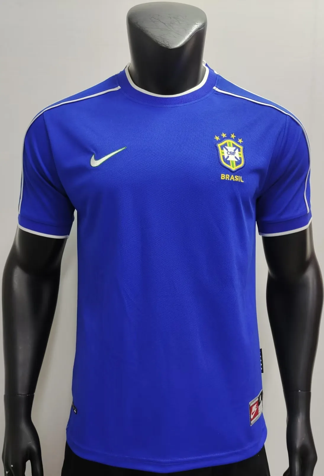 1998 short-sleeved Brazil away game