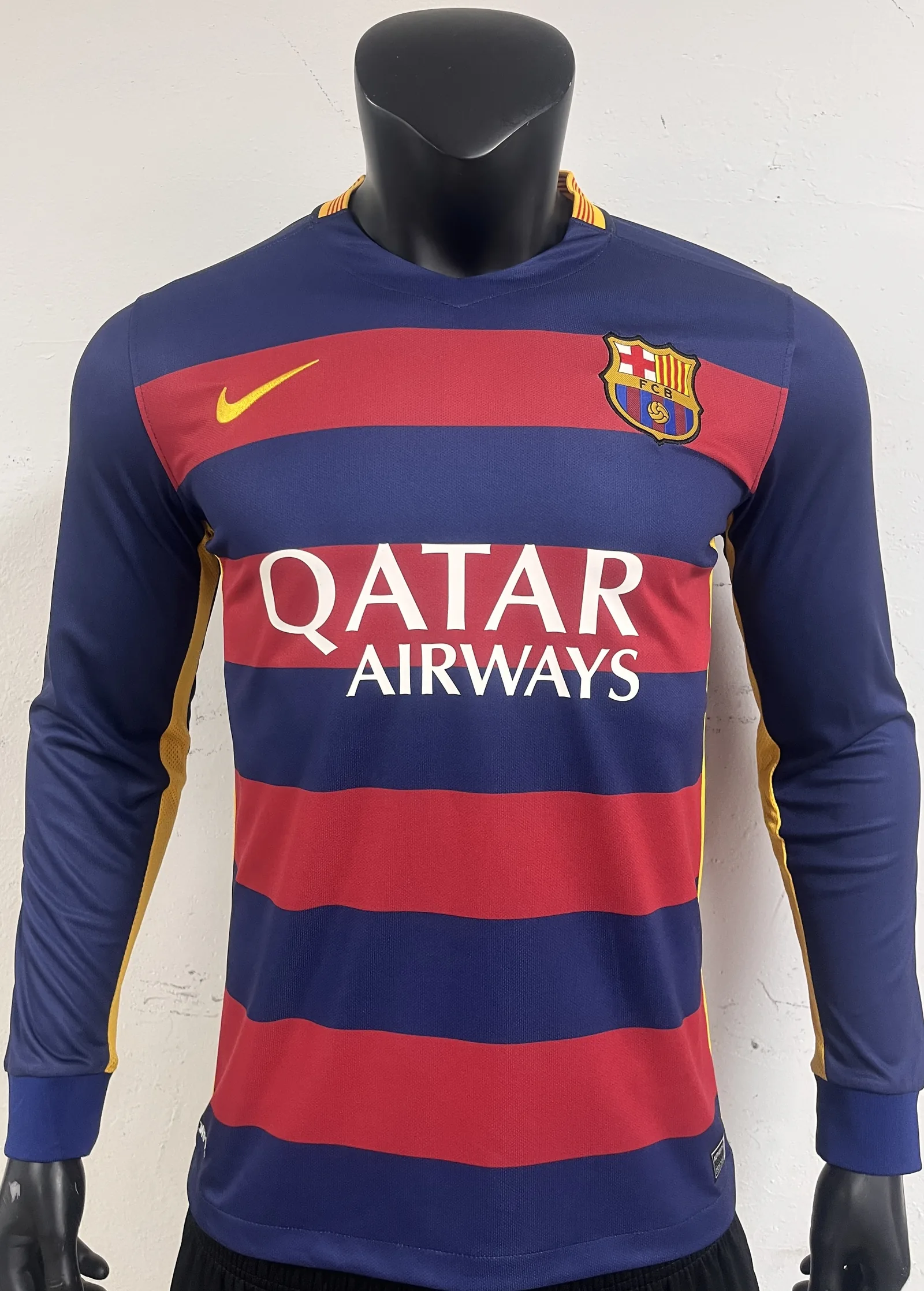 15/16 long-sleeved Barcelona home match