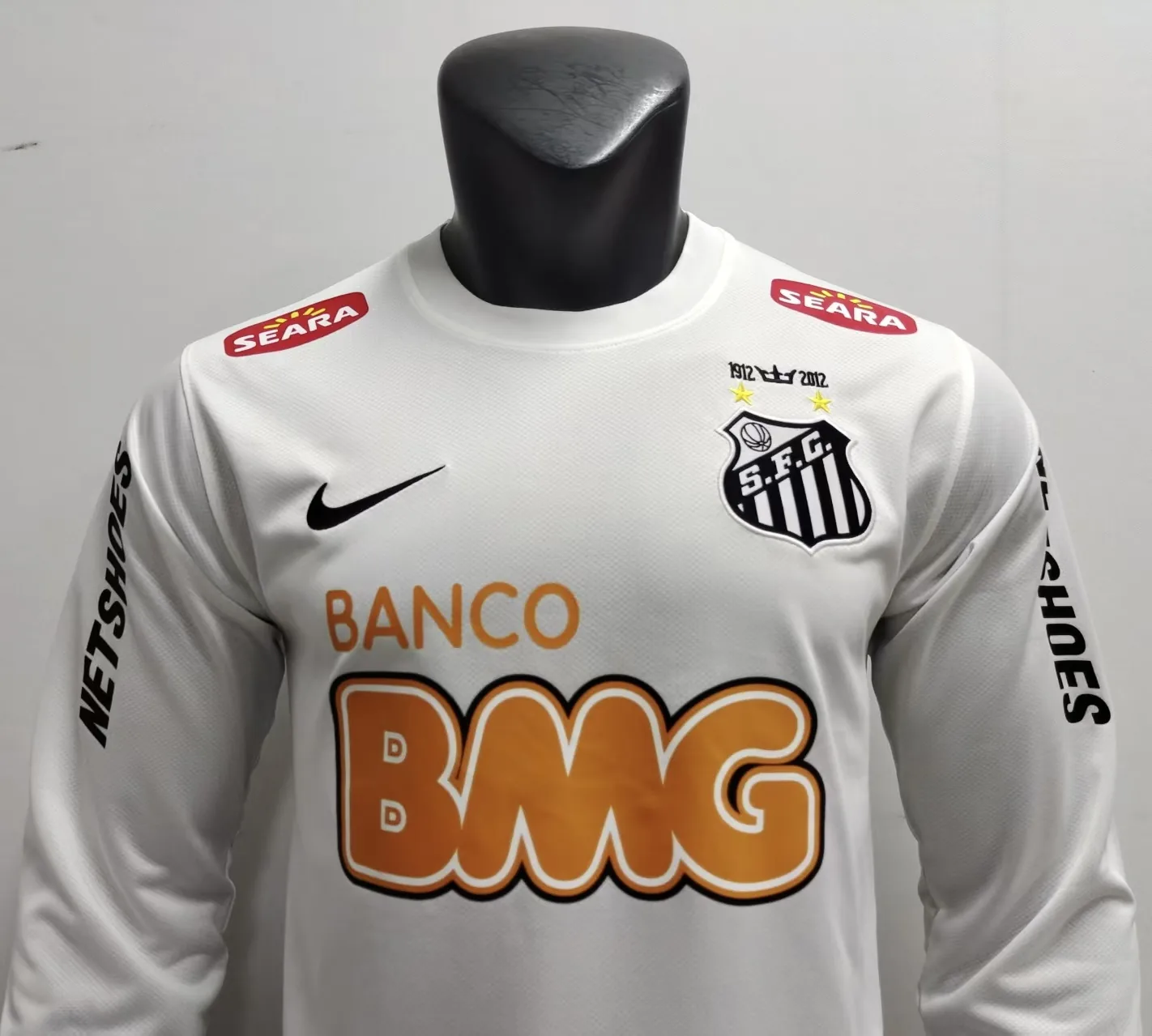 12-13 White Santos Home Long Sleeve — 2