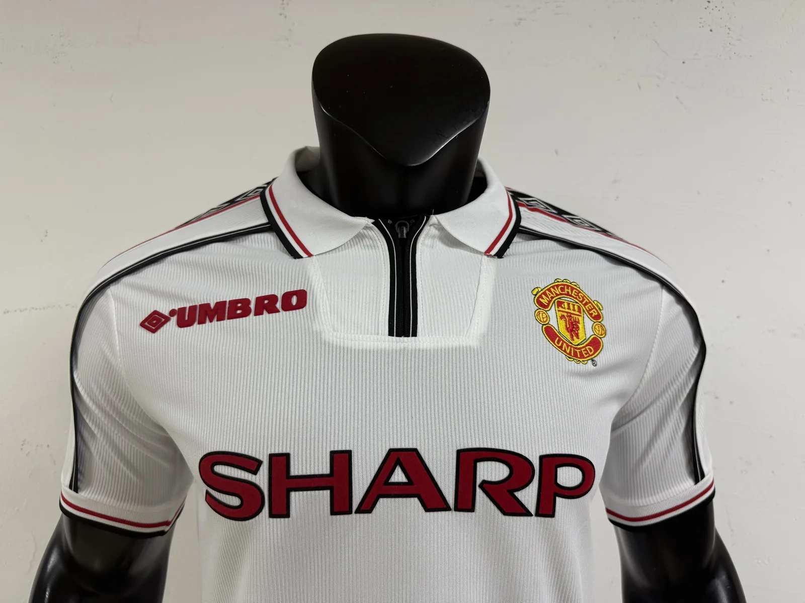 Manchester United 98/99 Third Shirt White — 2