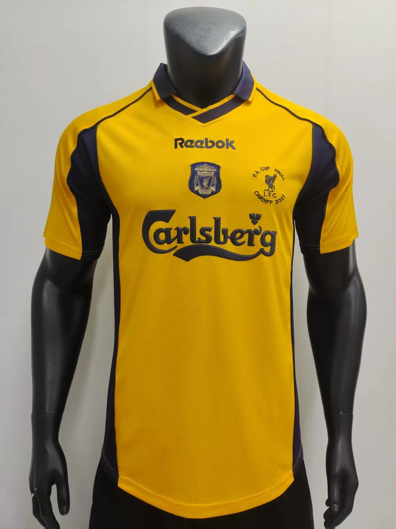 Liverpool Maillot 00/01 Third Jaune