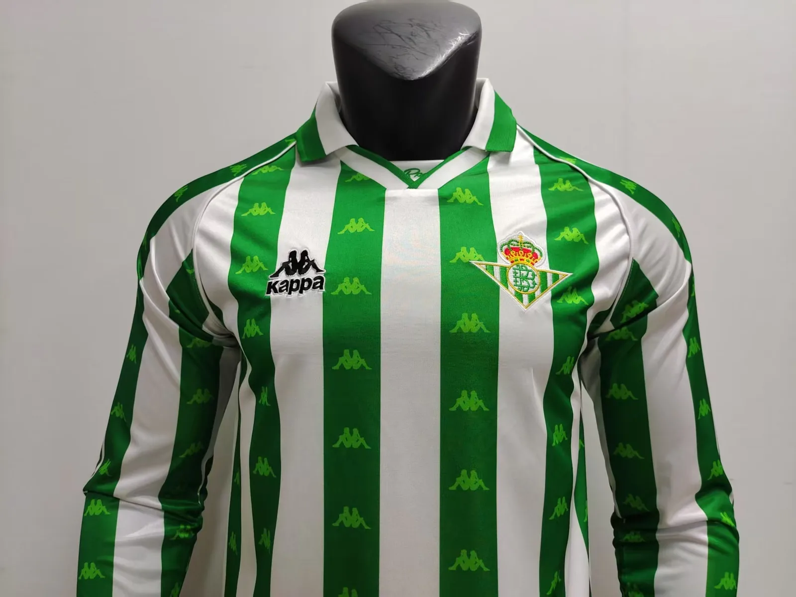 95-97 long sleeve Real Betis home — 2