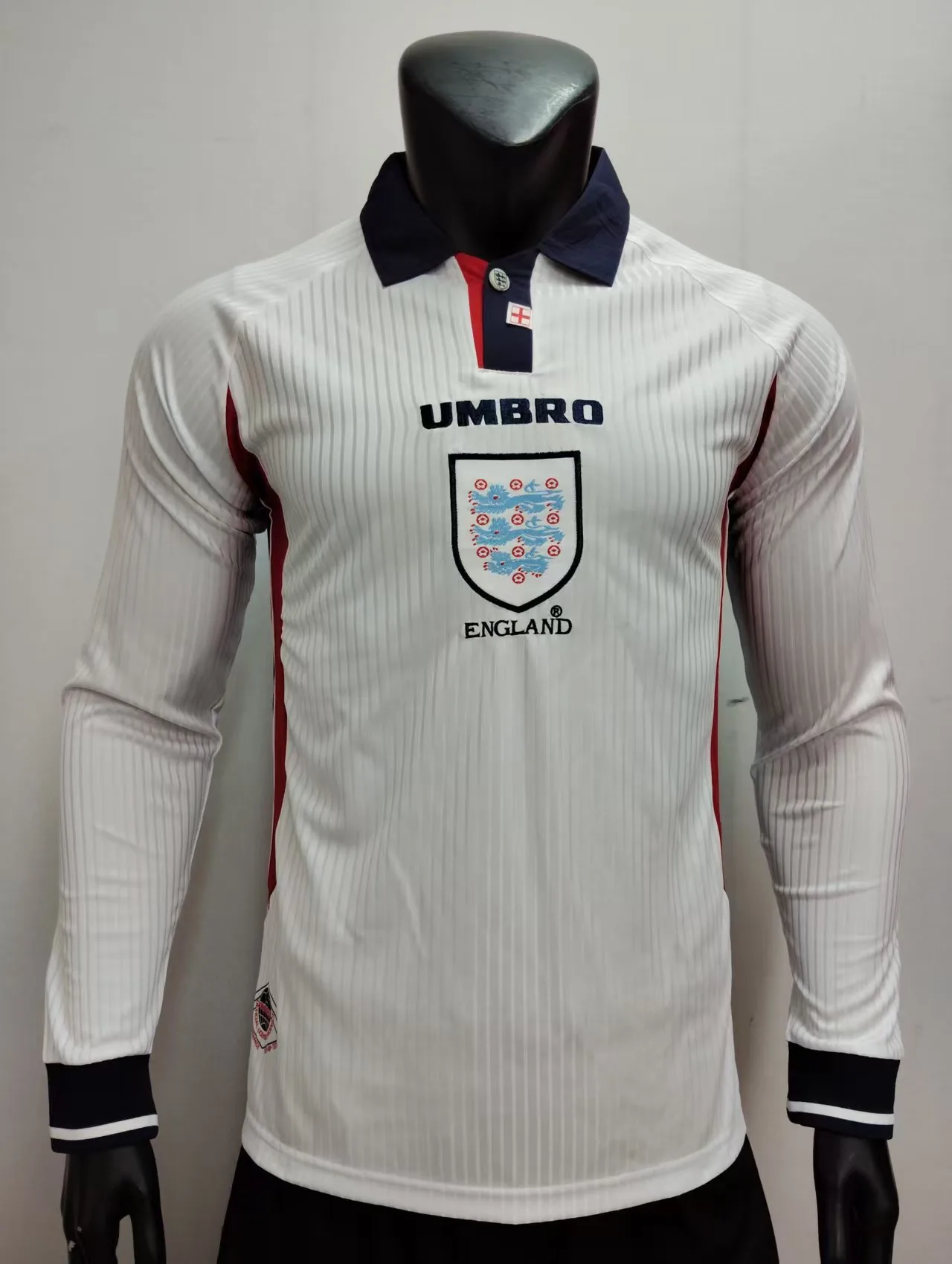 98 Inglaterra local de manga larga