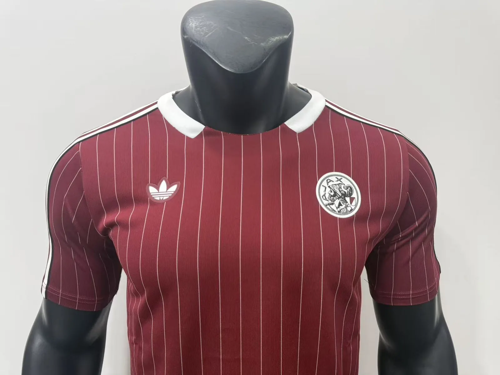 Ajax 26/27 Retro Shirt Pinstripe Maroon — 2