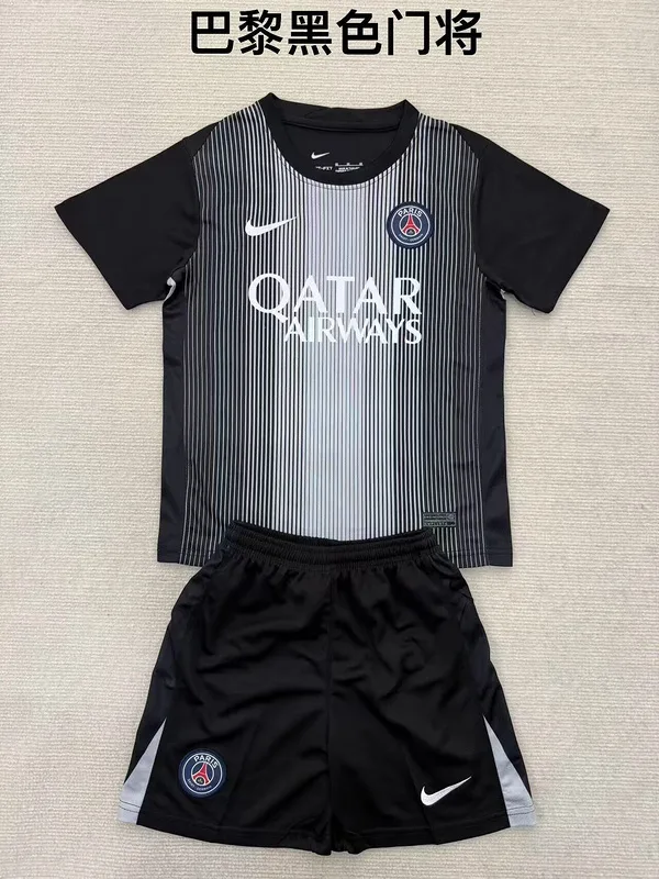 Paris Saint-Germain 2025/26 de Portero Camiseta Black — 2