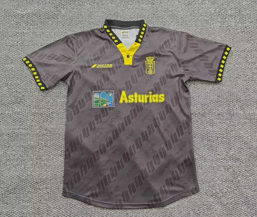 Real Oviedo 1996/97 Segunda Equipación Camiseta — 2
