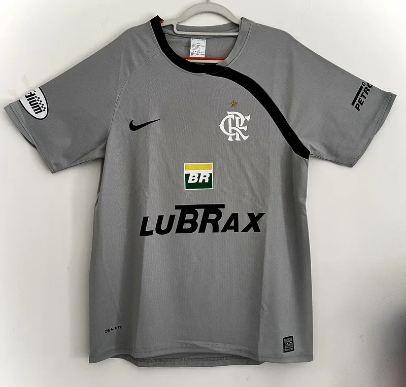 Flamengo 2008 Goalkeeper Shirt Grey — 2
