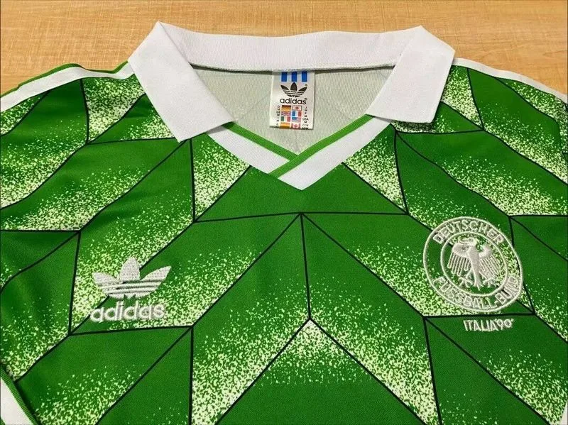 Germany 1990 Away Shirt Long Sleeve Green