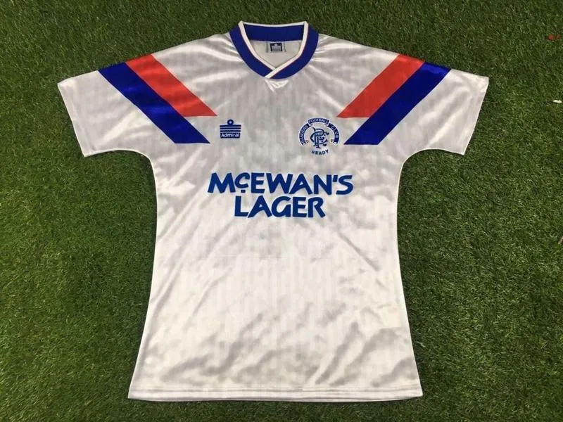 Rangers 1990/92 Extérieur Maillot White