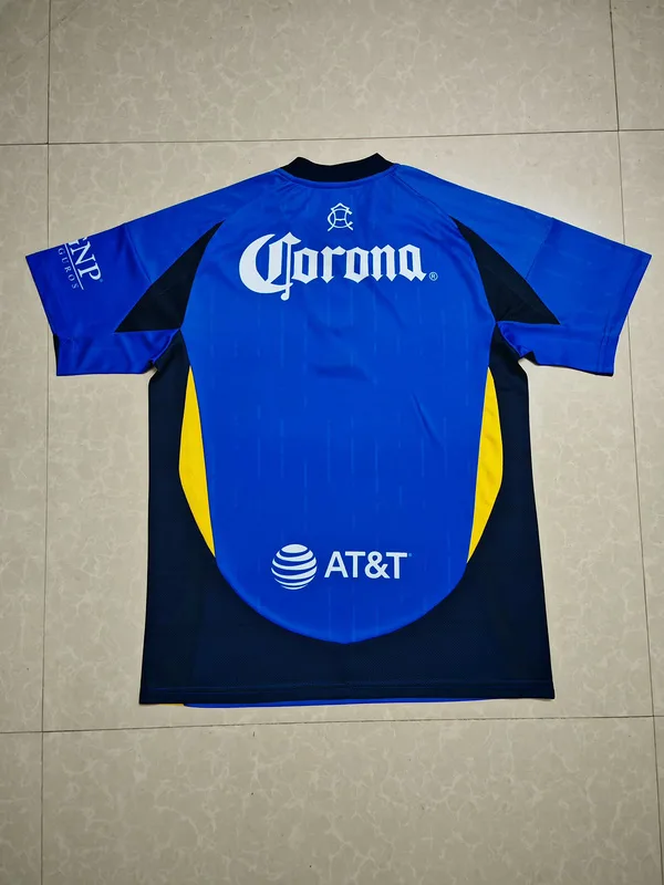 Club América 2025/26 Away Shirt Short Sleeve Blue — 1