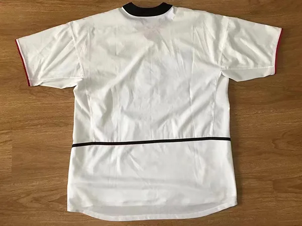 Manchester United 2002/03 Away Shirt White — 2