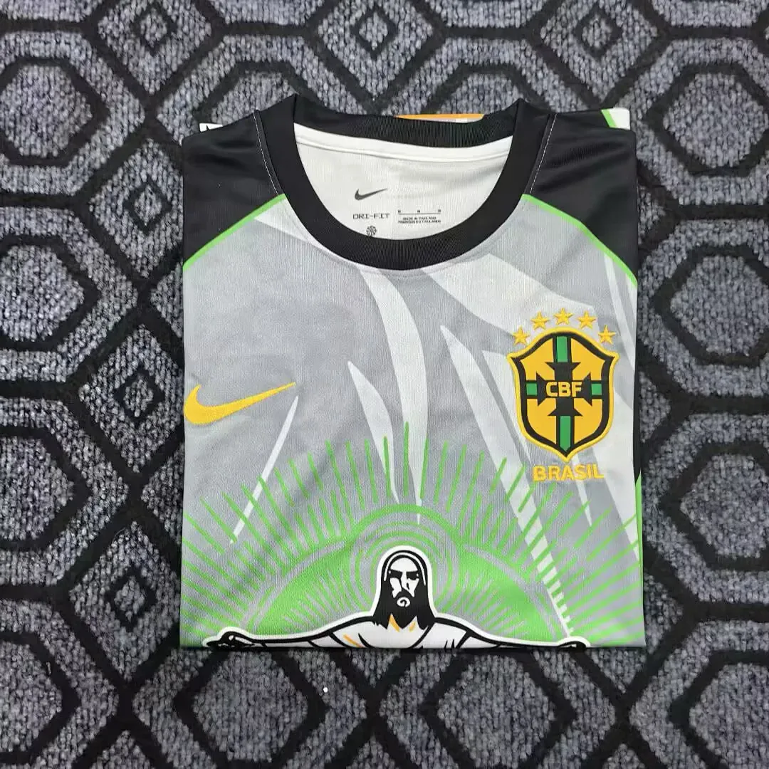 Brasilien 2025/26 Trikot Kurzarm Sonderedition Green — 1