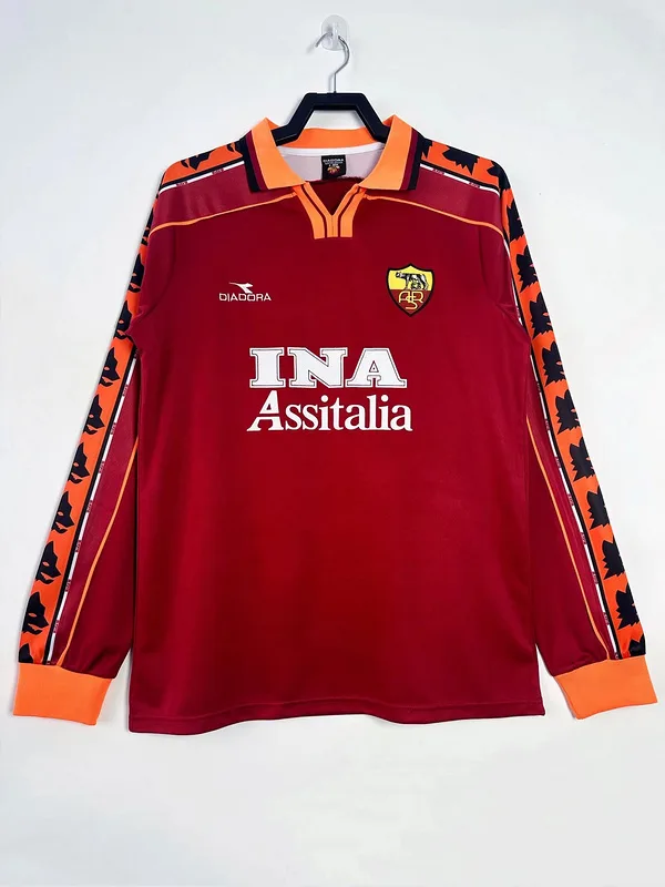 Roma 1998/99 Home Shirt Long Sleeve