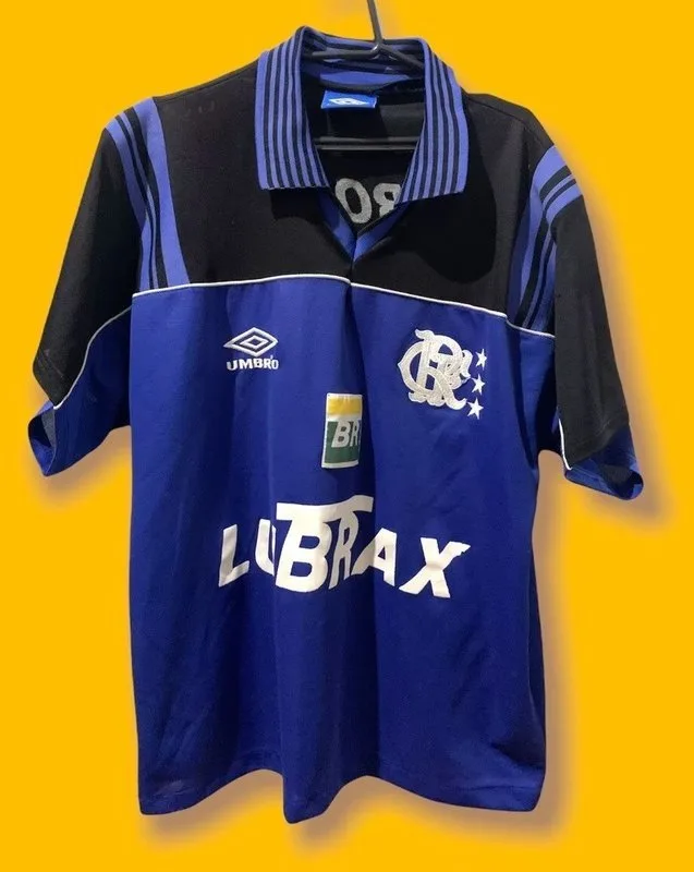 Flamengo 1999/00 Goalkeeper Shirt Blue — 2