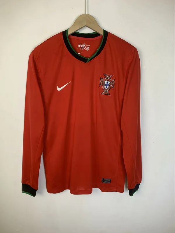 Portugal 2024/25 Domicile Maillot Manches Longues — 1