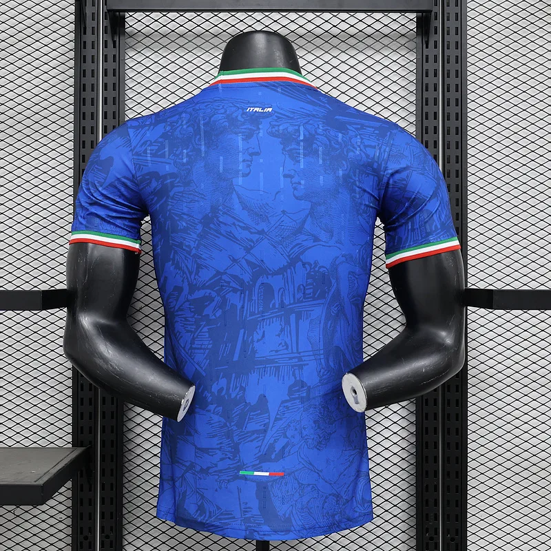 Italy 2024 Shirt Player Version Special Edition Blue — 2