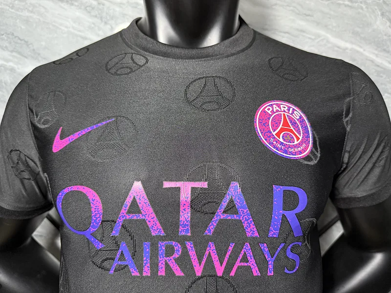 Paris Saint-Germain 2025/26 Camiseta Versión Jugador Black — 2