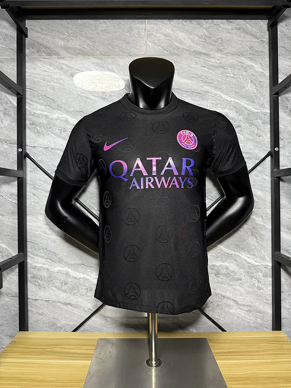 Paris Saint-Germain 2025/26 Camiseta Versión Jugador Black
