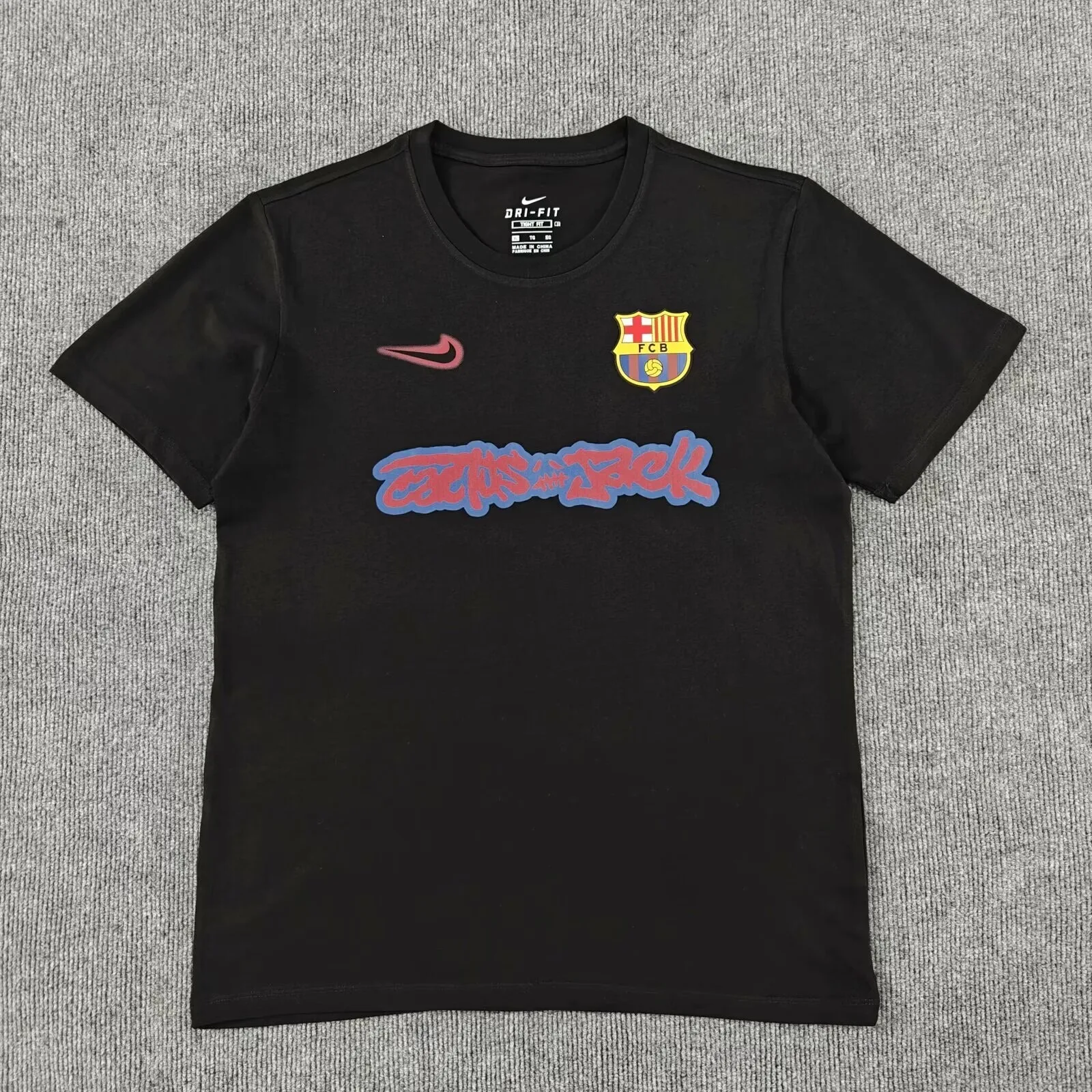 Travis Scott Cotton 2025/26 Camiseta Black