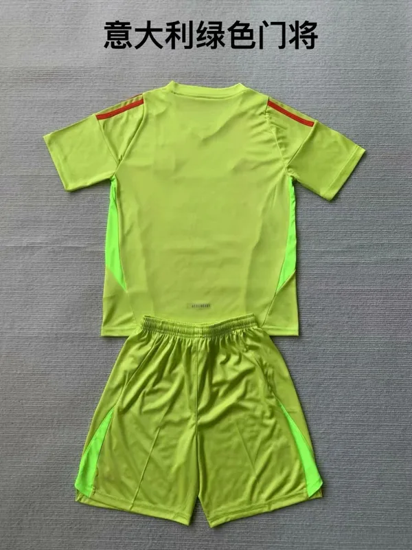 Italy 2024/25 Goalkeeper Kids Kit Green