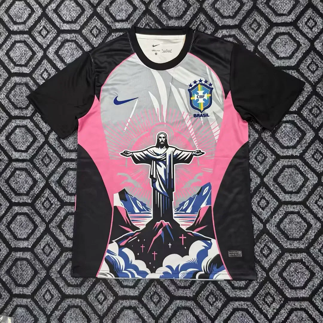 Brasilien 2025/26 Trikot Kurzarm Sonderedition Pink — 1
