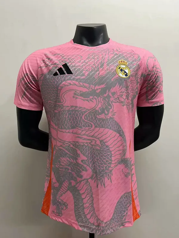 Real Madrid 2025/26 Camiseta Versión Jugador Pink Dragon — 2