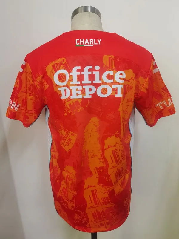 Pachuca 2024/25 Extérieur Maillot Manches Courtes Orange
