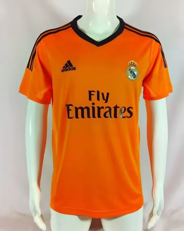 Real Madrid 2013/14 Third Maillot Orange