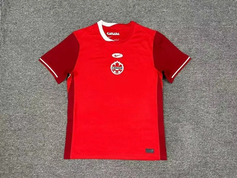 Canada 2024 Home Shirt Short Sleeve Red — 2