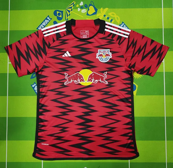New York Red Bulls 2024/25 Extérieur Maillot Manches Courtes Red — 2