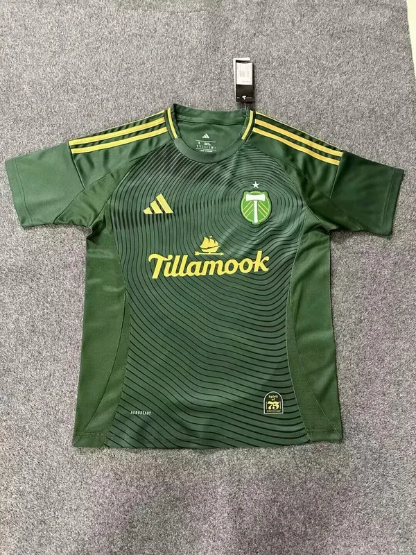 Portland Timbers 2025/26 Home Shirt Short Sleeve