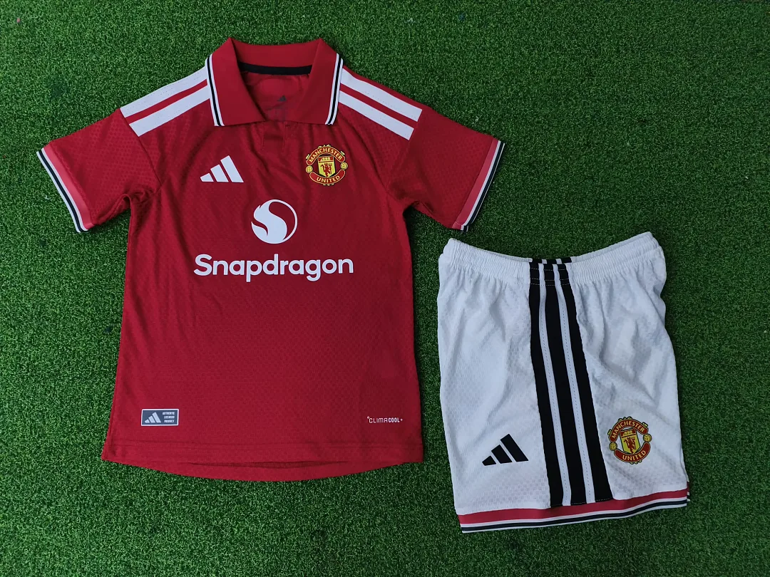 Manchester United 2026/27 Heim Set Kinder Spielerversion — 1