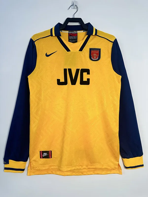 Arsenal 1996/97 Auswärts Trikot Langarm Yellow — 1