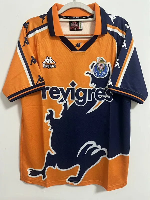 Porto 1997/98 Away Shirt Orange