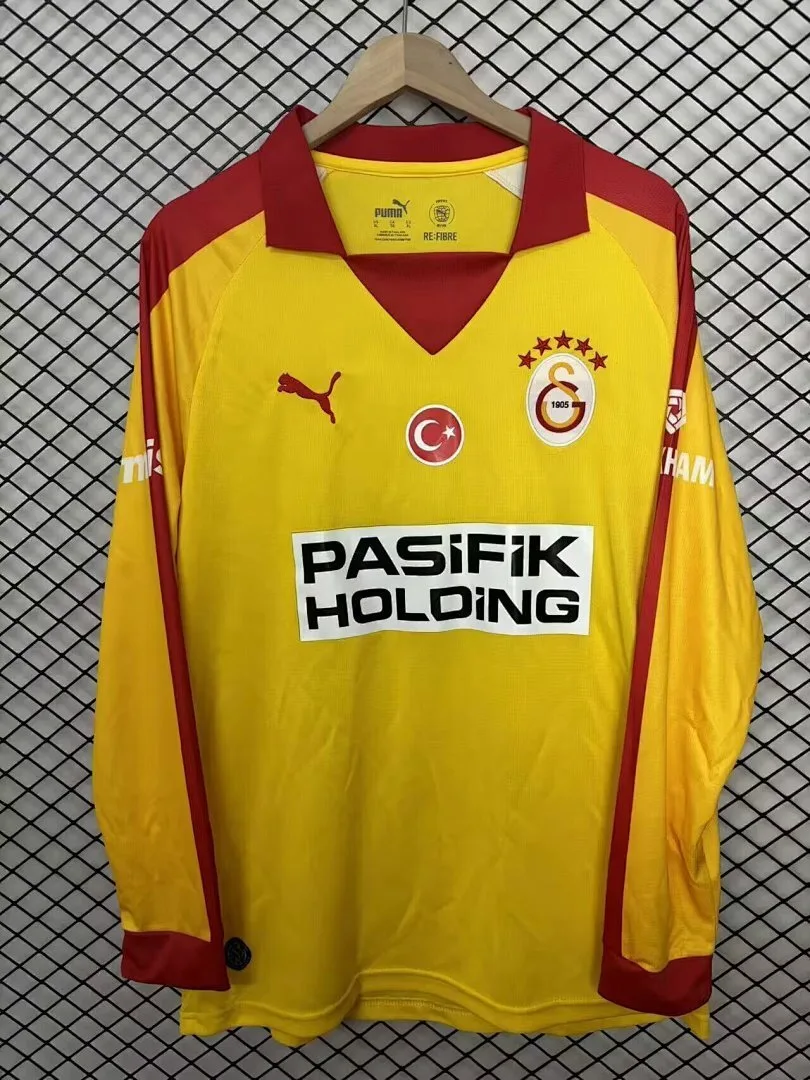 Galatasaray 2026 Shirt Long Sleeve Yellow — 2
