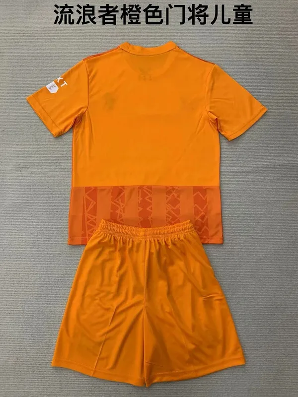 Rangers 2024/25 Goalkeeper Kids Kit Orange