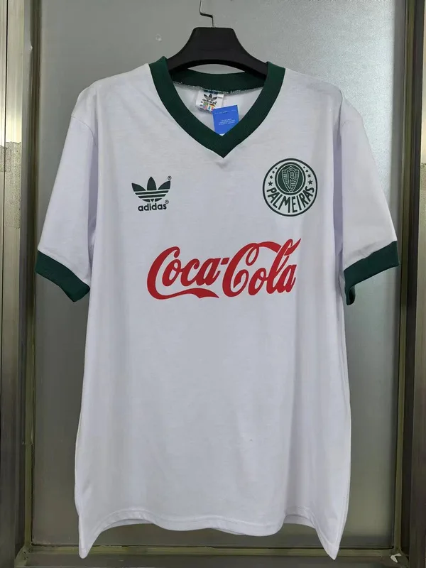 Palmeiras 1989 Segunda Equipación Camiseta White — 2