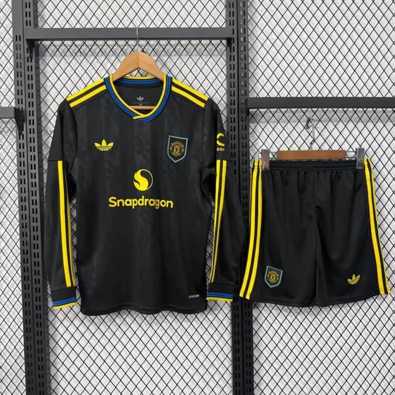 Manchester United 2025/26 Third Ensemble Enfant Manches Longues — 1
