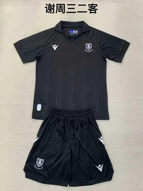 Sheffield Wednesday 2024/25 Third Kids Kit Black