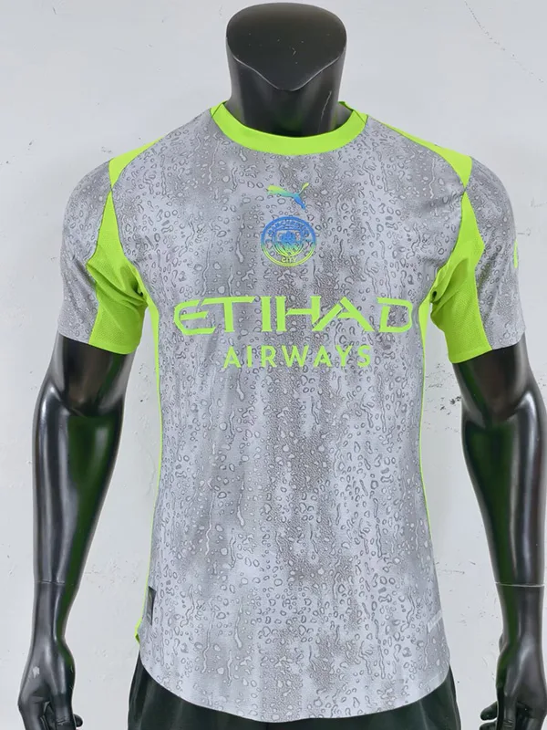 Manchester City 2025/26 Tercera Equipación Camiseta Versión Jugador — 1