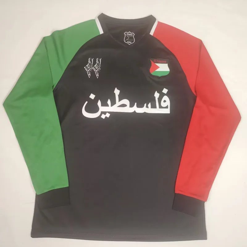Palestina Camiseta Manga Larga Black