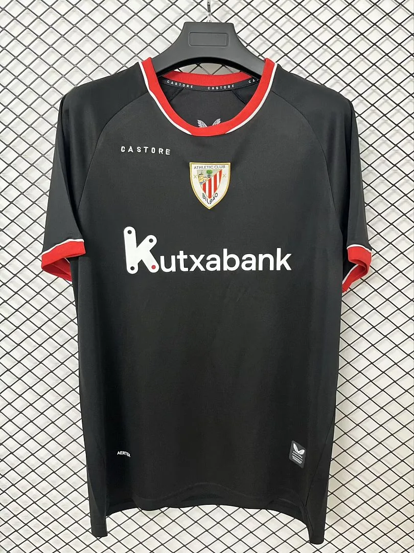 Athletic Bilbao 2026/27 Segunda Equipación Camiseta Black — 2