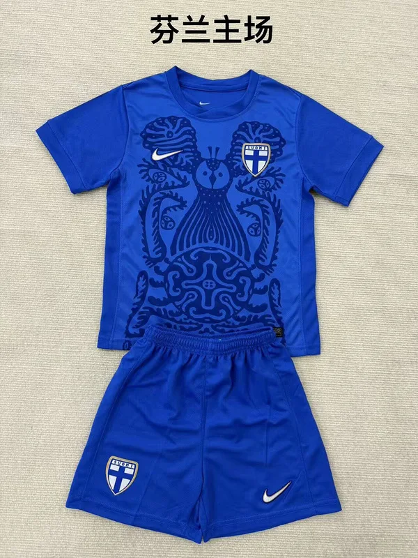 Finlandia 2025/26 Primera Equipación Conjunto de Niño — 2